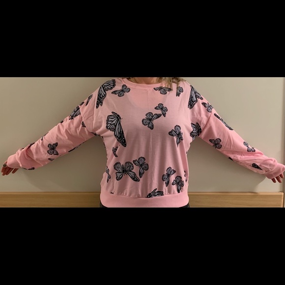 Pretty Pink Butterfly Top - Picture 4 of 6